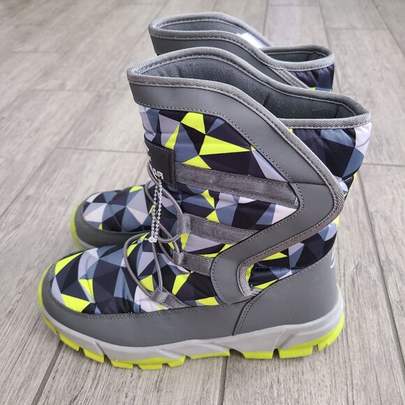 Hobibear Women's Geometric Print Insulated Snow Boots Size 40 (US 8) - Picture 3 of 11